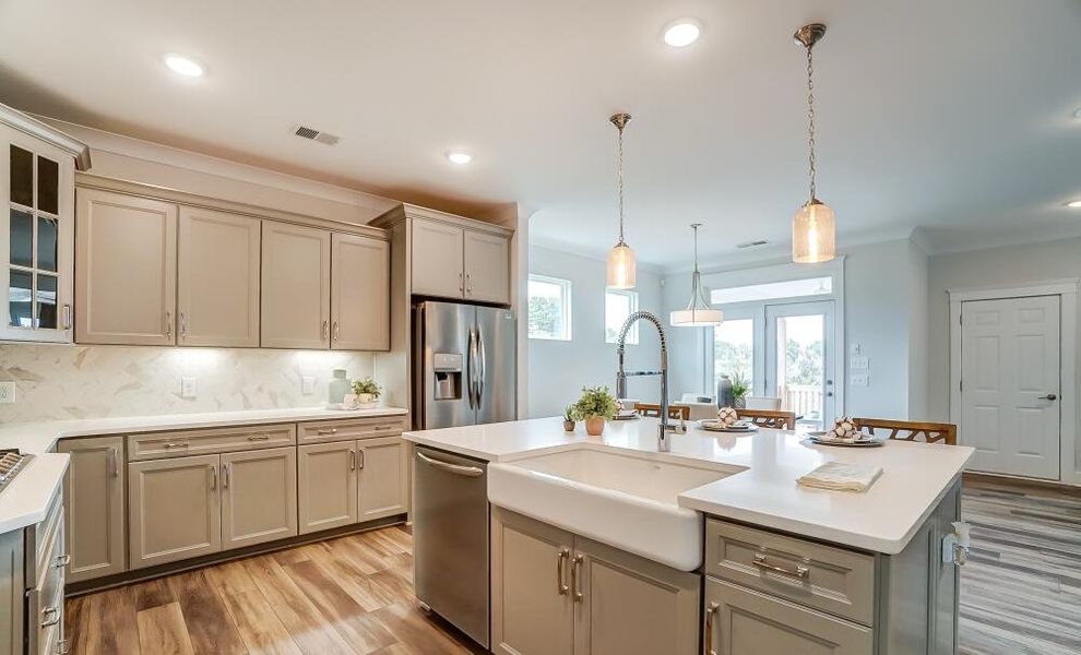 Furnished interior in a model home at Colleton Park in Aiken (Image 12).