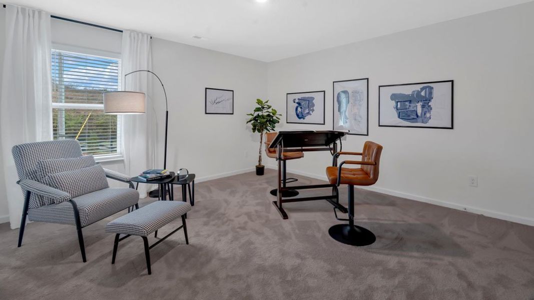 Furnished interior in a model home at Mary's Pointe in Clinton (Image 34). Furnished interior in a model home at Mary's Pointe in Clinton (Image 34).