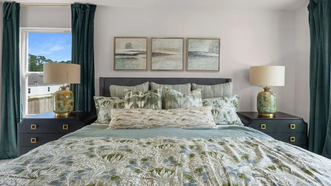 Furnished interior in a model home at Horseman's Bluff in Tallahassee (Image 30). Furnished interior in a model home at Horseman's Bluff in Tallahassee (Image 30).