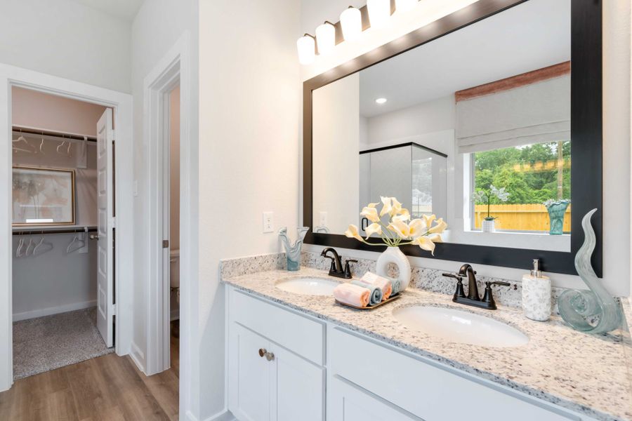 Furnished interior in a model home at Splendora Fields in Splendora (Image 21).