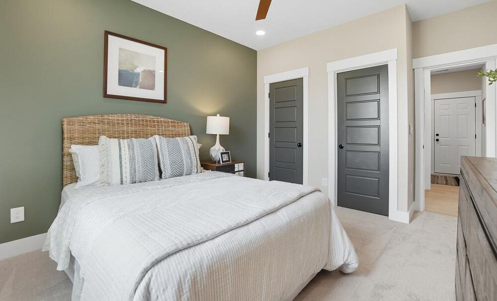 Furnished interior in a model home at Carrington in Stanley (Image 32).