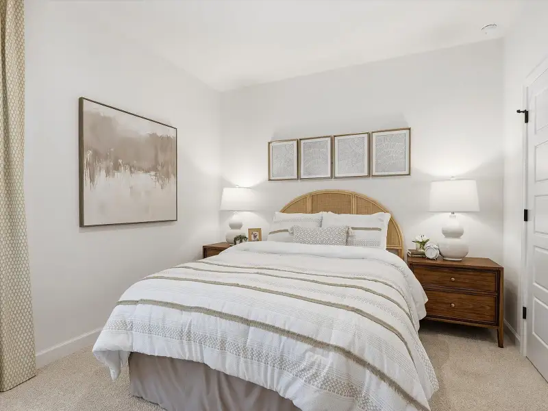 Furnished interior in a model home at Crown Pointe in Georgetown (Image 16). Furnished interior in a model home at Crown Pointe in Georgetown (Image 16).