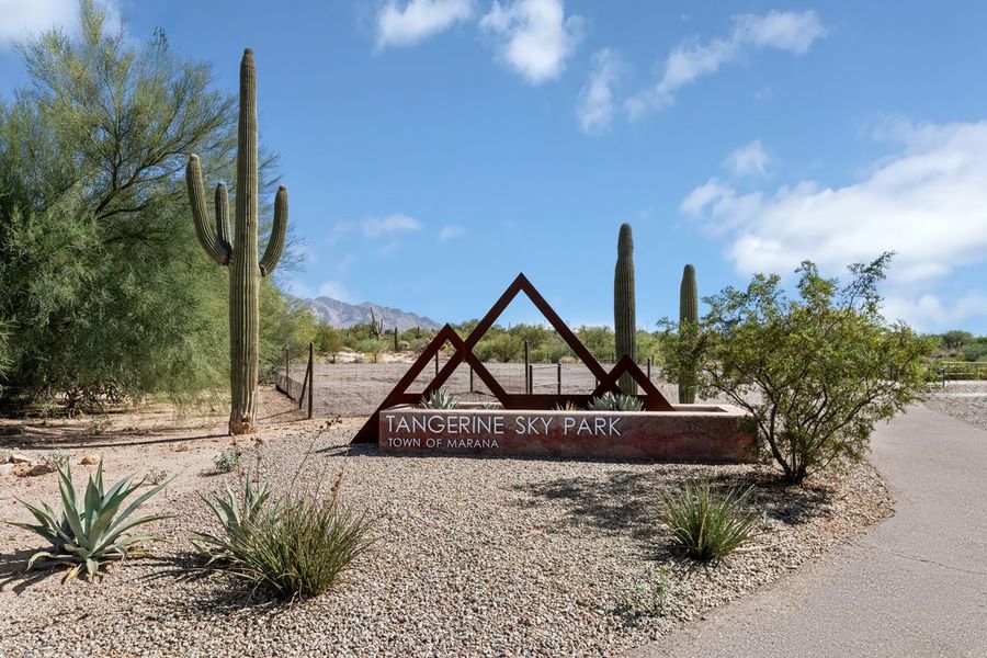 Short drive to Tangerine Sky Park