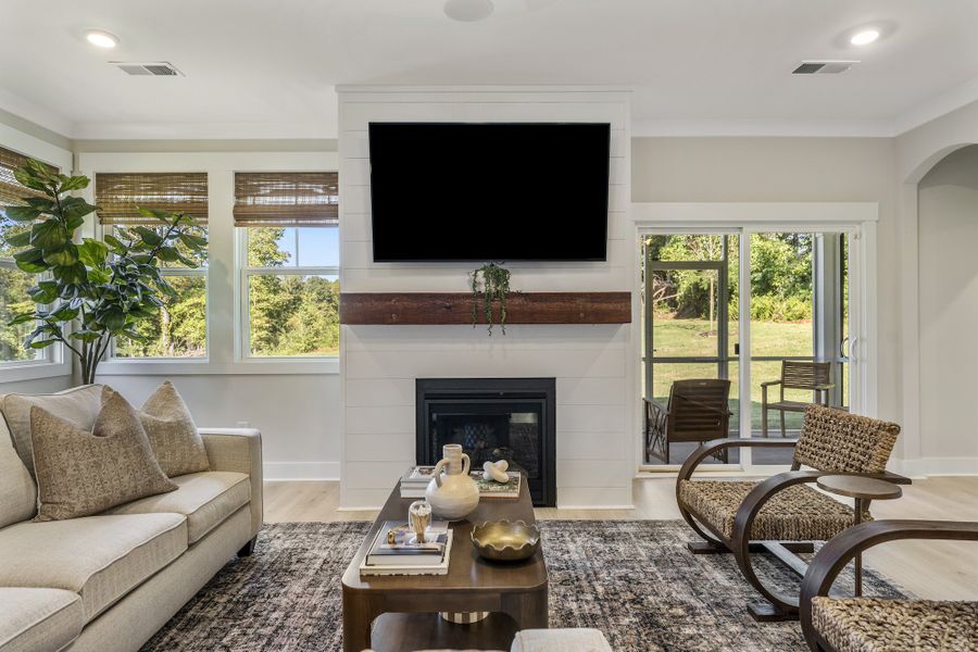 Furnished interior in a model home at South Park in Piedmont (Image 20).