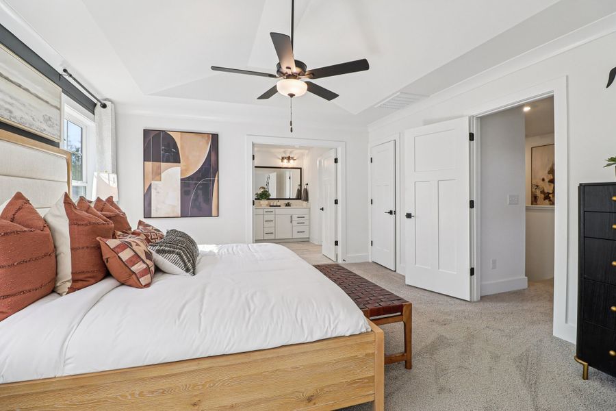 Furnished interior in a model home at Whiskey Run in New Ellenton (Image 52).