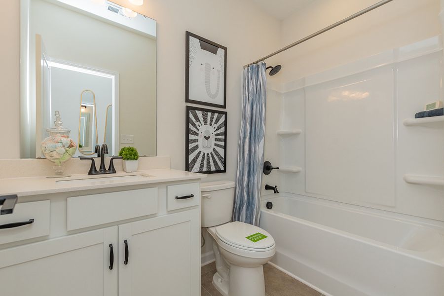 Furnished interior in a model home at Hickory Glen in Charlotte (Image 11). Furnished interior in a model home at Hickory Glen in Charlotte (Image 11).