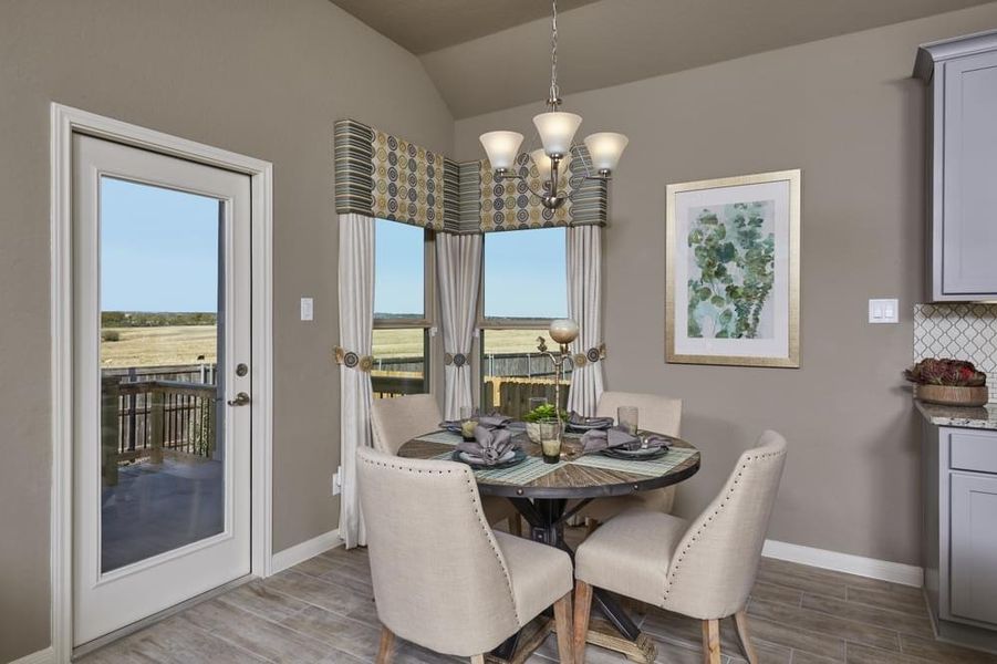 Highland Grove Model Home Breakfast Nook