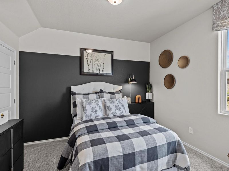 Furnished interior in a model home at Applewhite Meadows in San Antonio (Image 13).