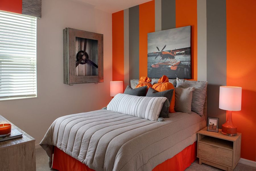 Furnished interior in a model home at Leela Reserve Single Family in Tavares (Image 28). Furnished interior in a model home at Leela Reserve Single Family in Tavares (Image 28).