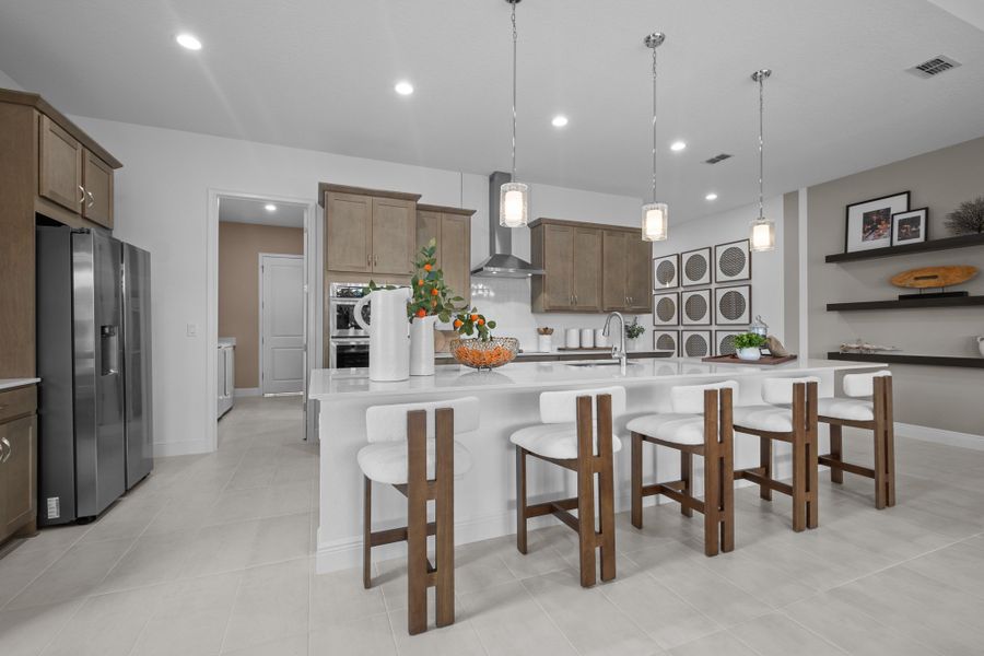 Furnished interior in a model home at Ridgehaven in Ormond Beach (Image 8).