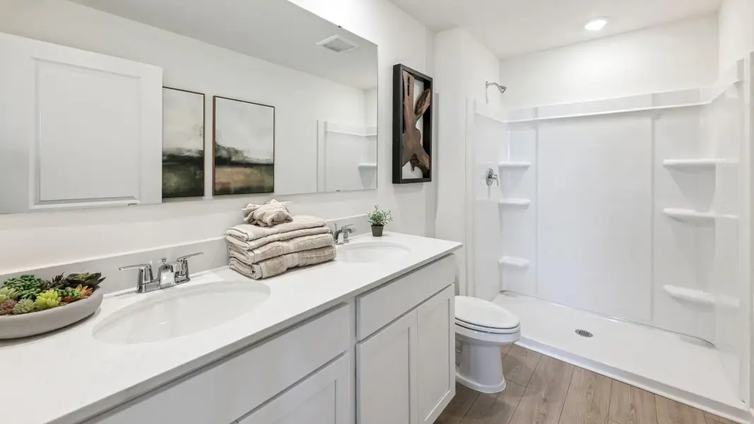 Furnished interior in a model home at Inspiration in Ocoee (Image 11).