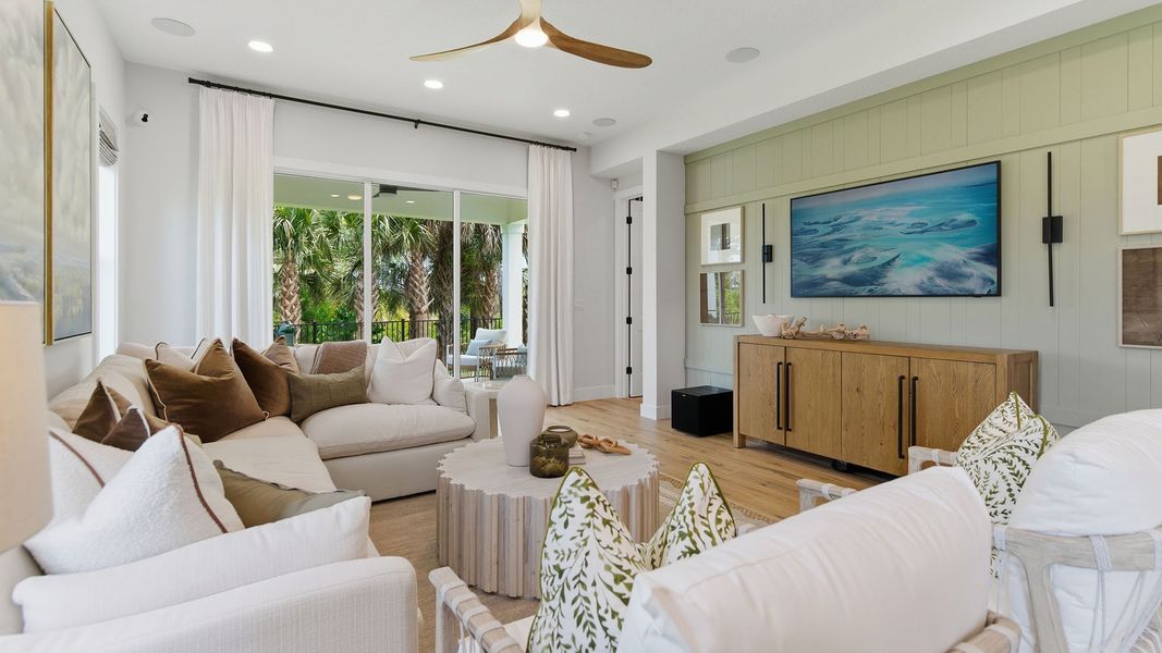 Furnished interior in a model home at Madeira 50' in St. Augustine (Image 8). Furnished interior in a model home at Madeira 50' in St. Augustine (Image 8).