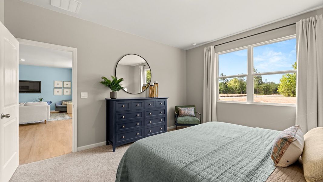 Furnished interior in a model home at Northberry in Rome (Image 39).