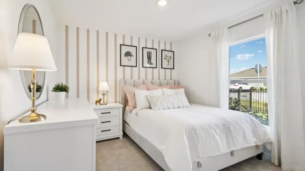 Furnished interior in a model home at Northridge in Spring Hill (Image 17).