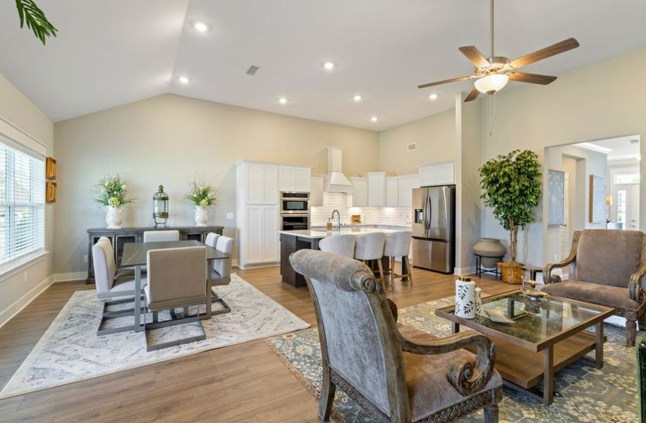 Furnished interior in a model home at Brewer Point in Murfreesboro (Image 8). Furnished interior in a model home at Brewer Point in Murfreesboro (Image 8).