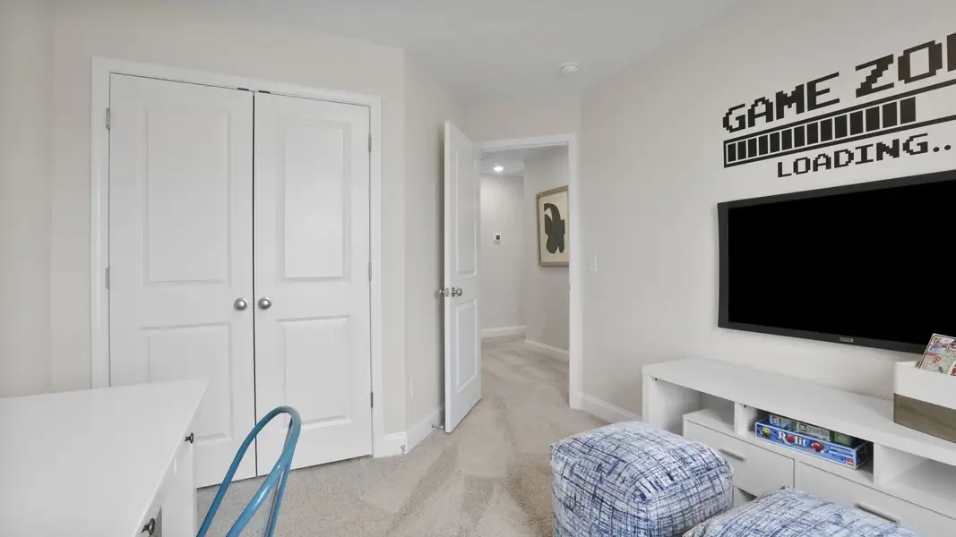 Furnished interior in a model home at Blue Ridge Trail in Fountain Inn (Image 22).