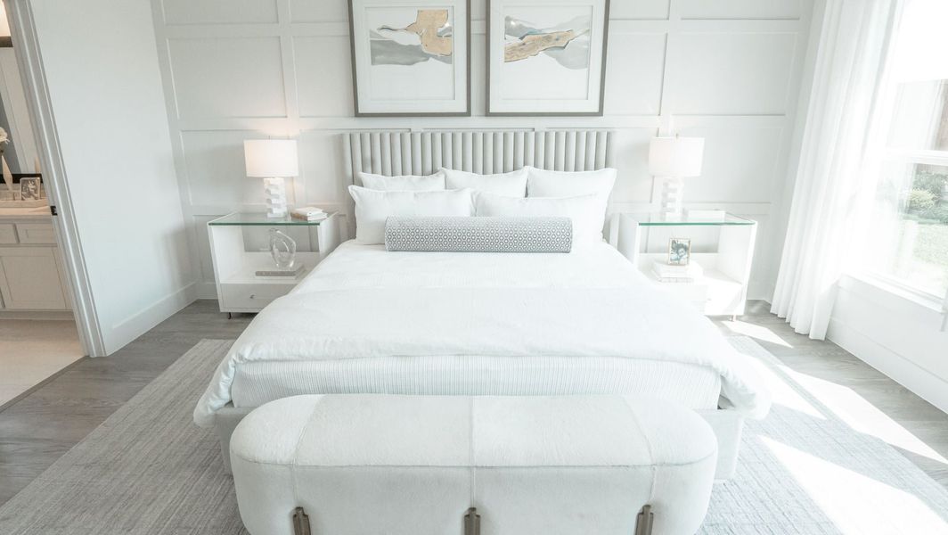 Furnished interior in a model home at Edgewood Creek in Celina (Image 9). Furnished interior in a model home at Edgewood Creek in Celina (Image 9).