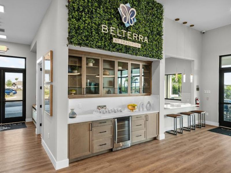 Furnished interior in a model home at BELTERRA in Port St. Lucie (Image 83).
