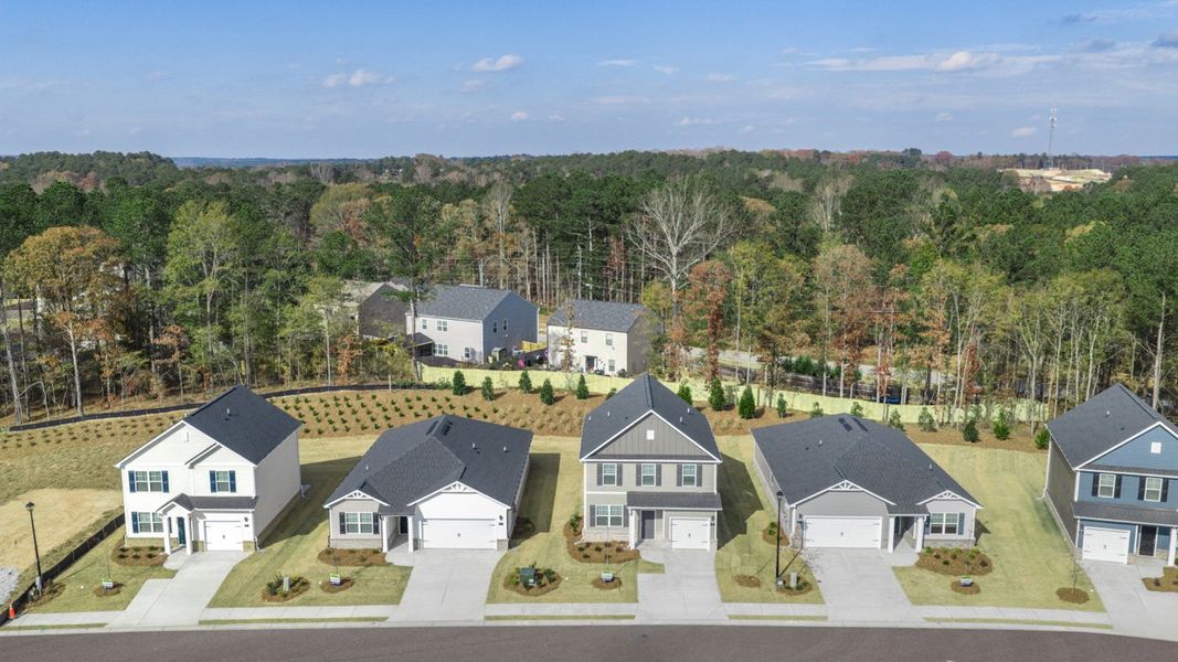 Aerial view of the WillowBrook community in Winder, GA, showing layout and nearby surroundings (Image 1).