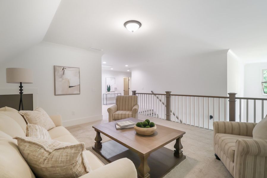 Furnished interior in a model home at St. Regis in Oxford (Image 24).