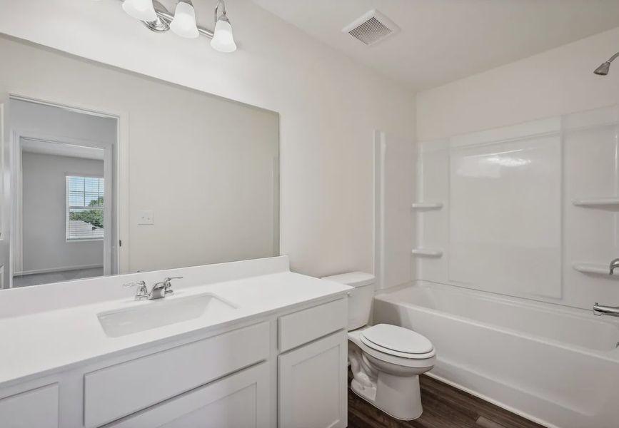 Furnished interior in a model home at Brookshire at Legacy Hills in Celina (Image 19).