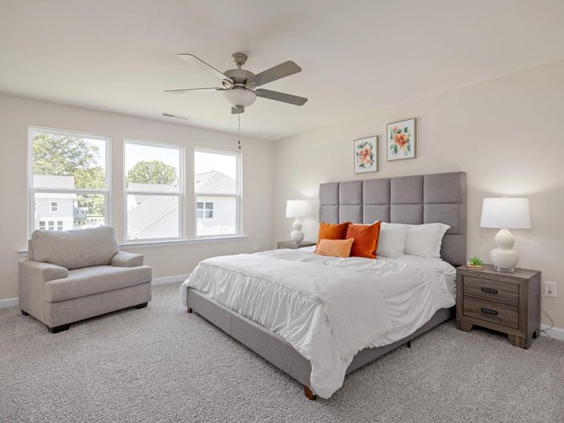 Furnished interior in a model home at Montrose in Aberdeen (Image 74).