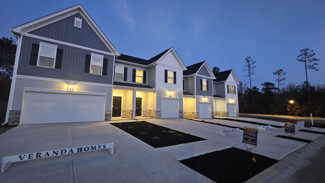 Front exterior of a home in the The Falls community, located in Blythewood, SC (Image 1).