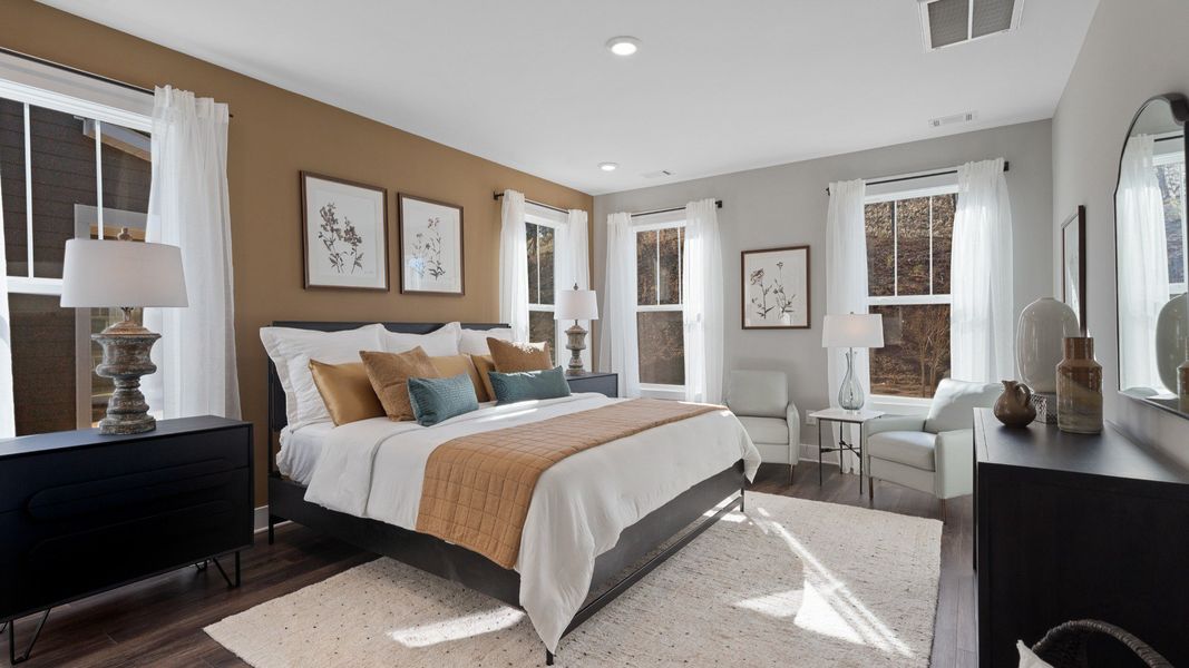 Furnished interior in a model home at Foxbank in Gray Court (Image 30). Furnished interior in a model home at Foxbank in Gray Court (Image 30).