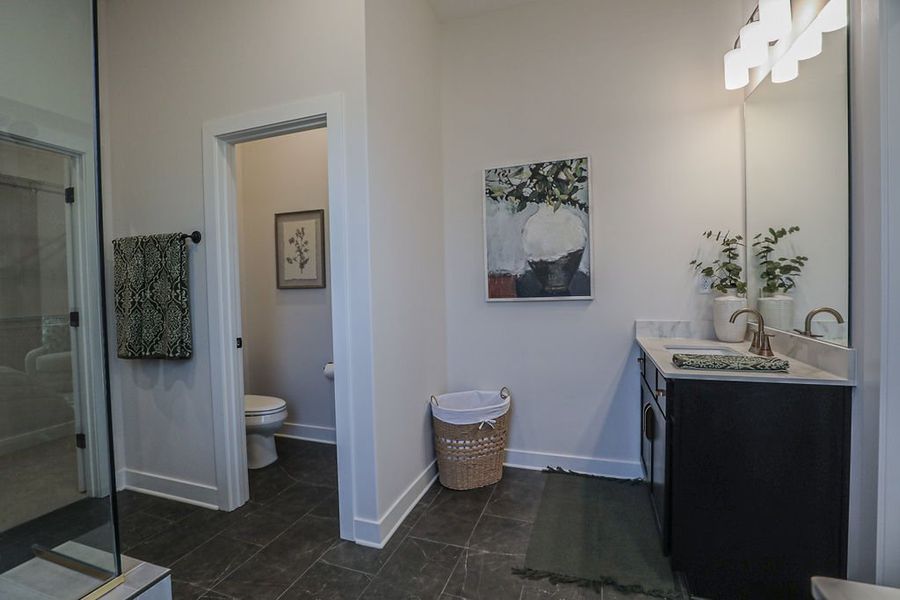 Furnished interior in a model home at Villages of Green Meadows in Munford (Image 42).