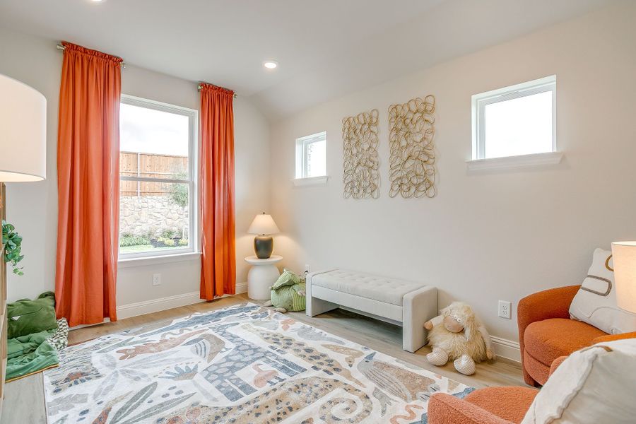 Furnished interior in a model home at Creekside in Royse City (Image 105).