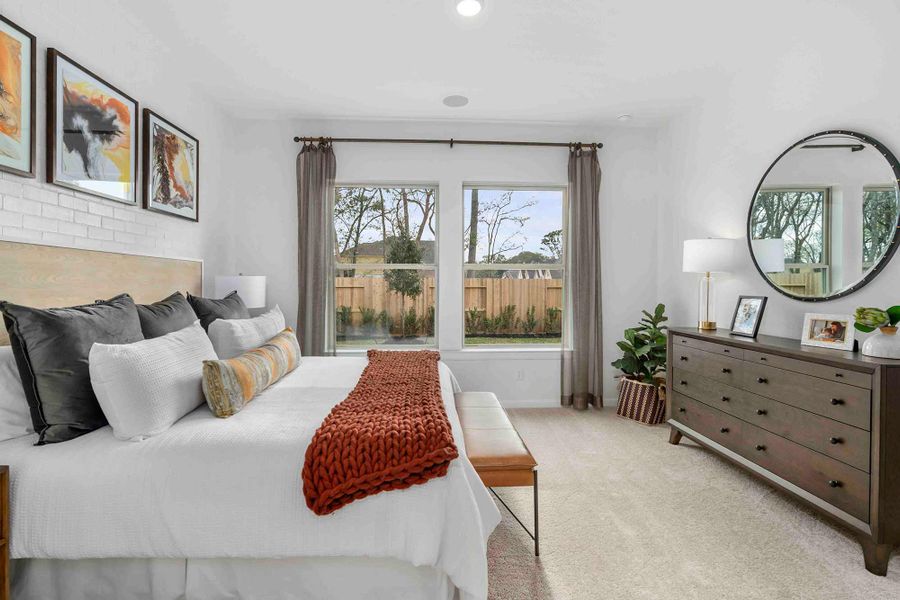 Furnished interior in a model home at Sienna 40' Homesites in Missouri City (Image 7).