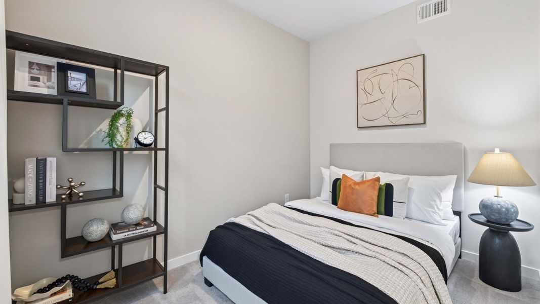 Furnished interior in a model home at Kingman Townhomes in Charlotte (Image 18).