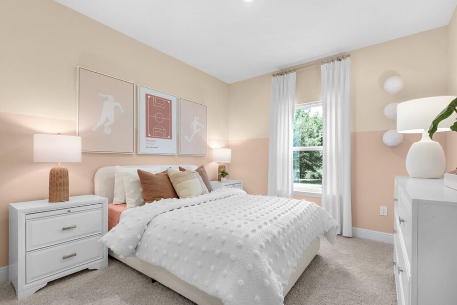 Furnished interior in a model home at Las Colinas in Milton (Image 22).
