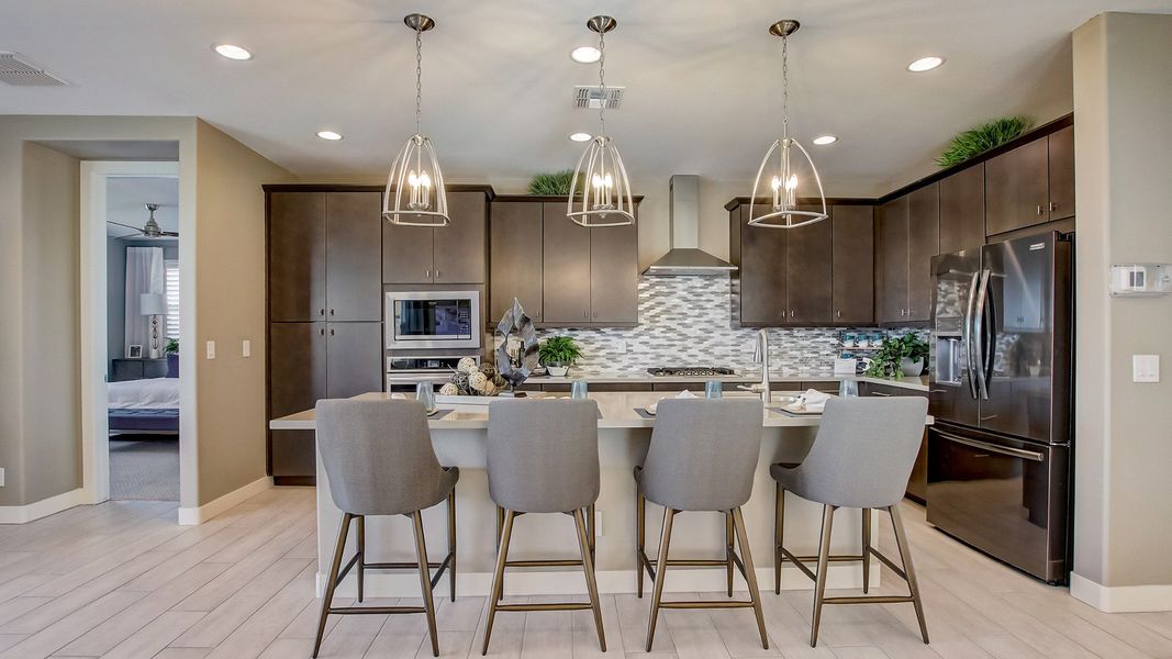 Furnished interior in a model home at The Lakes at Rancho El Dorado in Maricopa (Image 39). Furnished interior in a model home at The Lakes at Rancho El Dorado in Maricopa (Image 39).