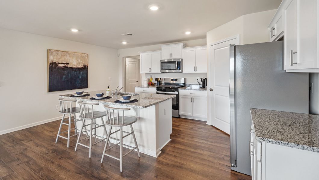 Furnished interior in a model home at Lakestone in Woodruff (Image 10). Furnished interior in a model home at Lakestone in Woodruff (Image 10).