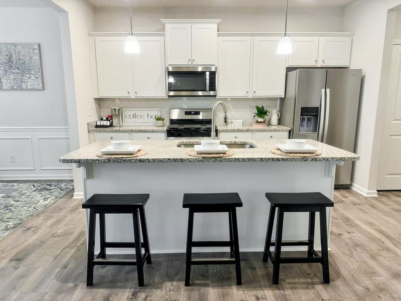 Furnished interior in a model home at Park View Reserve in Mableton (Image 16).