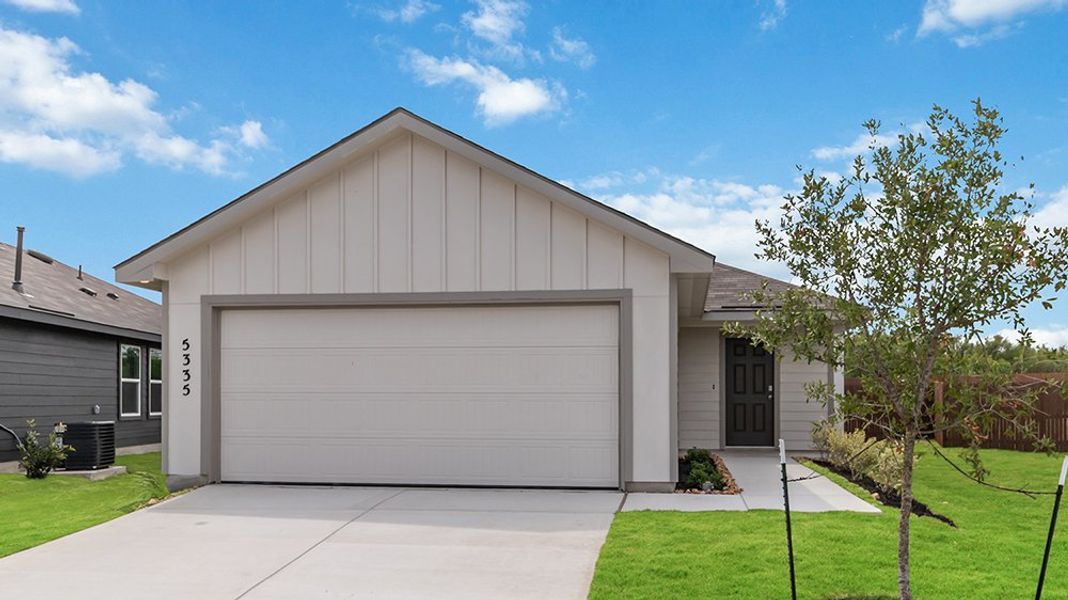 Front exterior of a home in the Millbrooke community, located in Wallis, TX (Image 1).