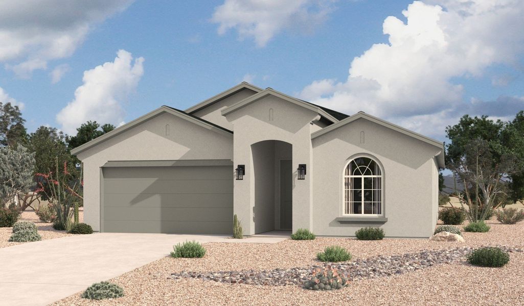 Front exterior of a home in the Summer Sky North community, located in El Paso, TX (Image 12).
