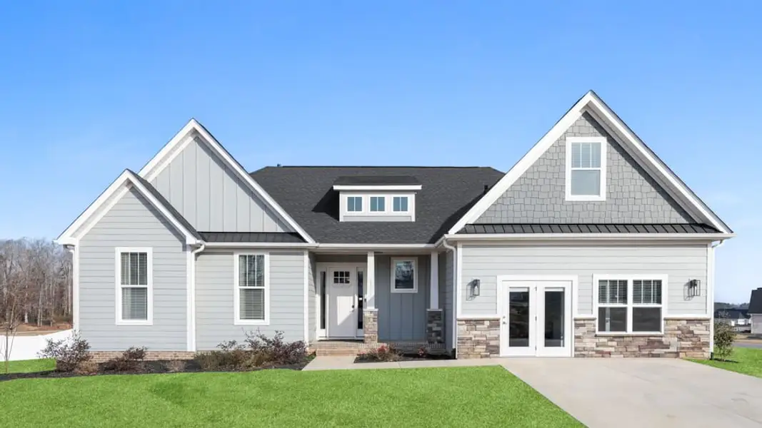 Front exterior of a home in the Alder Pond community, located in Campobello, SC (Image 2). Front exterior of a home in the Alder Pond community, located in Campobello, SC (Image 2).