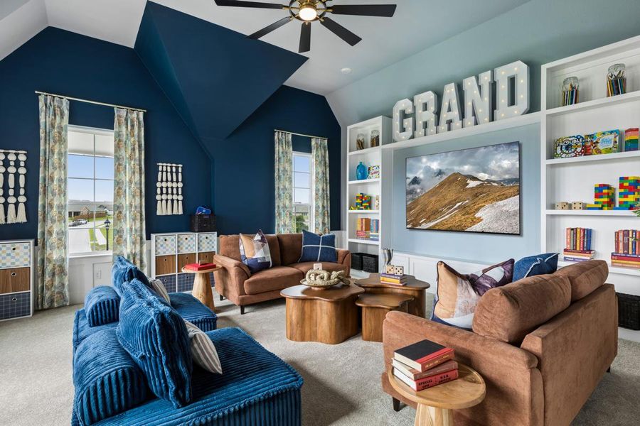 Furnished interior in a model home at Creekside at Elevon in Lavon (Image 25). Furnished interior in a model home at Creekside at Elevon in Lavon (Image 25).