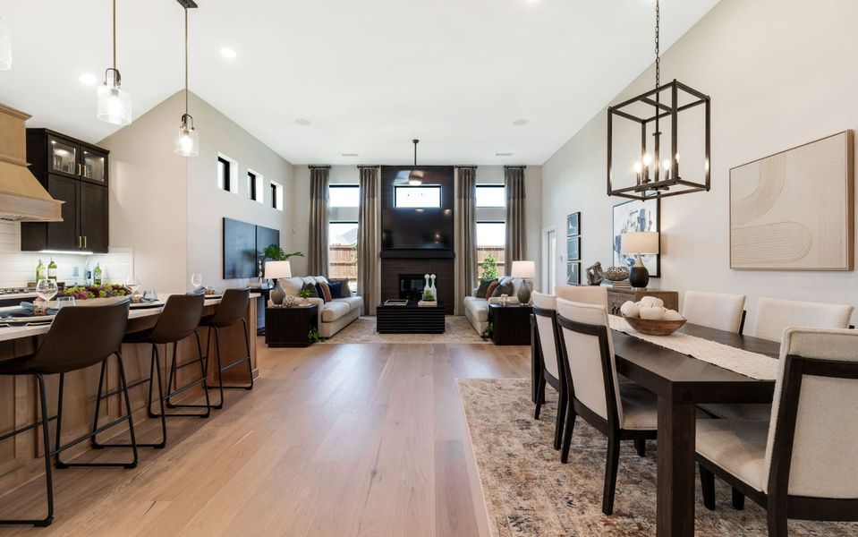 Furnished interior in a model home at Green Meadows in Celina (Image 21).