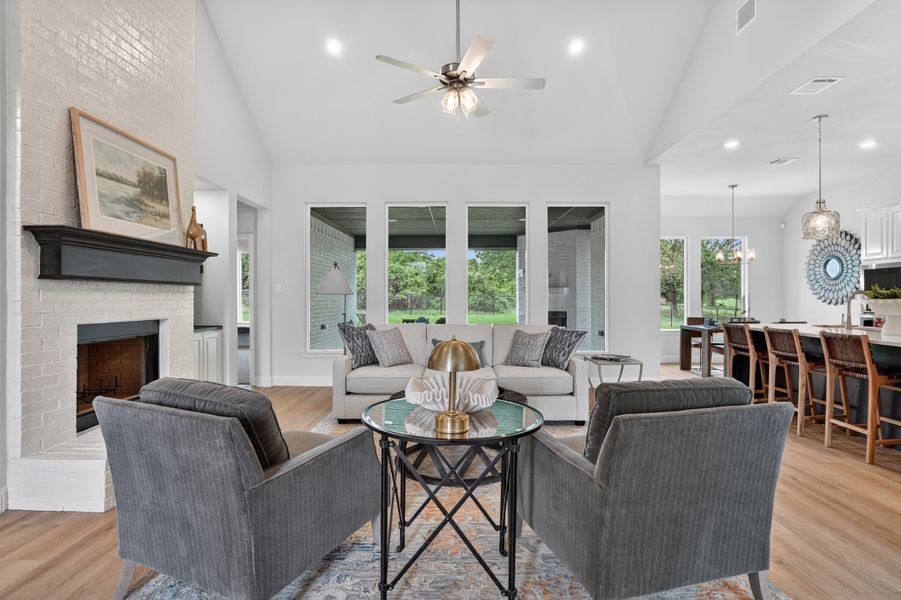 Furnished interior in a model home at Terra Vista Estates in Springtown (Image 34).