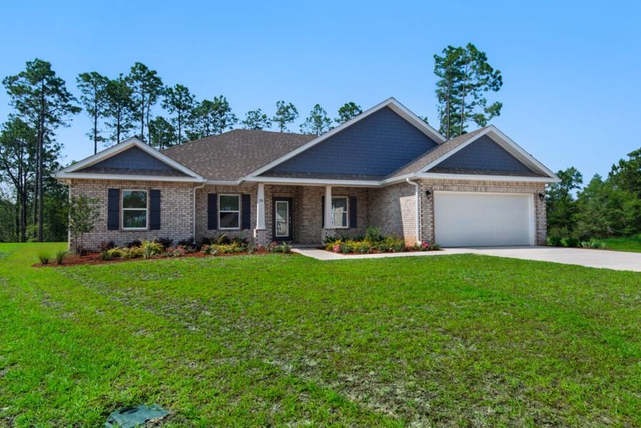 Front exterior of a home in the Windswept Estates community, located in Freeport, FL (Image 16). Front exterior of a home in the Windswept Estates community, located in Freeport, FL (Image 16).