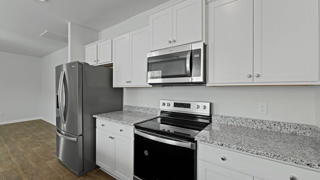 Furnished interior in a model home at The Oaks at Center Station in Hollywood (Image 4).