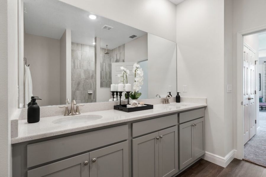 Furnished interior in a model home at Palm Bay in Palm Bay (Image 29).