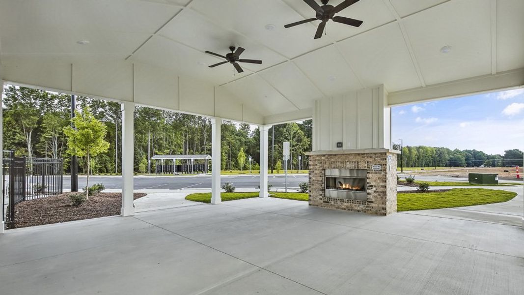 Exterior details of a home in The Reserve at Prestleigh, Wake Forest (Image 7).