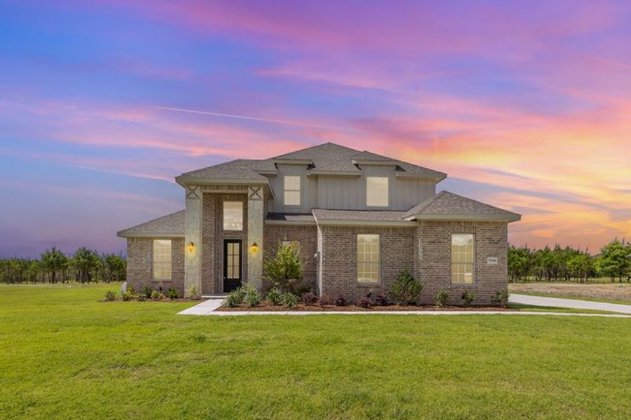 Front exterior of a home in the Emerson Farms community, located in Rockwall, TX (Image 6).