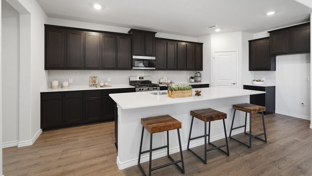 Furnished interior in a model home at The Woods at Lindsey Place in Anna (Image 56).