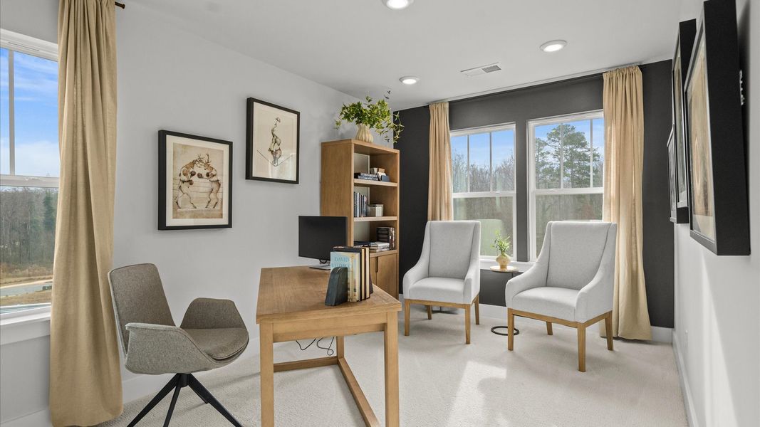 Furnished interior in a model home at El Dorado in Spartanburg (Image 14). Furnished interior in a model home at El Dorado in Spartanburg (Image 14).