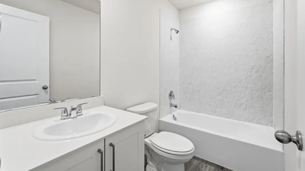 Furnished interior in a model home at Asher Oaks in Bonham (Image 10).